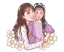 顔出しNGの方もおすすめ！似顔絵アイコン作成します お一人様用★アイコン映えする綺麗な似顔絵をデータ作成致します イメージ5