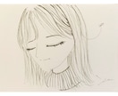 写真からゆるふわな似顔ドローイングをお描きします ご自宅に、贈り物に。繊細な線で描く、あなただけの原画 イメージ5