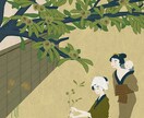 浮世絵風のイラストをPOPな感じでご提供します 歴史好きで歴史に詳しいイラストレーター・デザイナー イメージ4