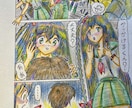 可愛いヒロインが主人公の漫画描きますます 全て手描きで色鉛筆にて、ステキな彩色を行います。 イメージ10