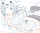 2,500円～　ゆるかわ線画イラスト承ります 「雰囲気がかわいい」「やさしい世界観」のイラストを制作します イメージ1