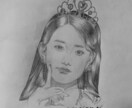 シャープペンシル似顔絵の制作承ります 家族や友人、好きな芸能人などなど…お好みの写真でどうぞ^^ イメージ1