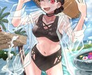 立ち絵イラスト承ります シンプルな立ち絵イラストです。背景等は、追加料金で対応します イメージ1