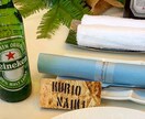 人と絶対被らないオリジナル席札作成します 式中は記念写真のグッズとして式後は置物として！ イメージ1