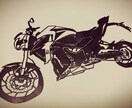 バイクのイラスト描きます 自分の愛車やバイク好きな人へのプレゼントに イメージ6