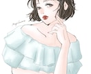 条件付割引！女性向けおしゃれなイラスト作成します 商用OK/アイコンや挿絵など仕事につながるイラストを提供 イメージ8
