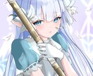 引き込まれる瞳の可愛い女の子を描きます 可愛いくてカラフル、オリジナルにも！イラストやSDキャラを！ イメージ4