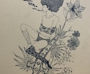 ペン画で絵を描きます 壁紙や部屋に飾る絵としていかがでしょうか イメージ6