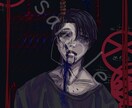 ダークでダウナーな、暗い雰囲気のイラスト提供します 雰囲気で周りと差をつけたい方へ！ イメージ5