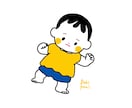 印刷可能な高画質！赤ちゃんの似顔絵作成します SNSアイコンやプレゼントに！データ納品です！ イメージ6