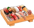 お料理の絵を描きます お店のメニューや記念のお料理を絵にしませんか？ イメージ3