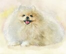 ふんわりやさしい水彩画でペットの似顔絵を描きます ｜インテリアやプレゼントに ｜犬・猫・小動物や鳥さんもOK♪ イメージ8