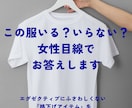 テキスト完結　服の写真一発でいる／いらない答えます あなたの『格』を下げるアイテムを排除！女性目線お答えします イメージ1