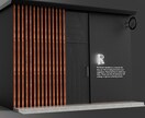 サイン・什器などの3D完成イメージを作ります ラフ・写真・図面から、分かりやすく立体化します イメージ9