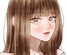 女の子のアイコンイラスト制作いたします SNSアイコンなど、お気軽にご相談ください! イメージ3