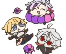 SNS等のアイコンミニキャラで描きます 可愛いミニキャラが好きな方は是非！ イメージ4