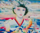 チャネリング似顔絵　魂にコミットした似顔絵描きます 波動上昇サポート似顔絵＊色紙orキャンバスで飾れる水彩画 イメージ9
