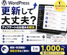 WordPressの更新のお悩みを診断します アップデートして大丈夫か分からない方をサポートします イメージ1