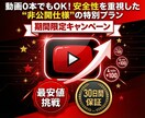 YouTube登録者+100人増やしますます 動画0本OK・非公開対応・安全重視の特別プラン イメージ1
