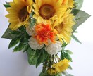 造花でフラワーアレンジメントお作りいたします 色やお花の種類、アレンジの形など細部までご相談承ります。 イメージ1