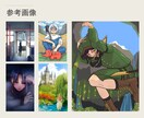 ネット活動者さん向け！オリジナル一枚絵描きます キャラ絵・背景絵分けて納品します！1枚の絵で2通りの使い方！ イメージ9