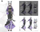 スタイリッシュなキャラクターをデザインします パーツ分け・モデリング・三面図作成など柔軟に対応いたします！ イメージ8