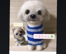 羊毛フェルトでペットちゃんのお人形を作ります 【手乗りサイズ】画像巻末・見本動画もぜひ！ご覧下さい イメージ2