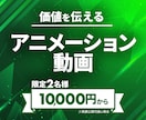 サービス・商品のPR・広告動画を制作いたします 魅力をカタチに！伝わるアニメーション！ イメージ1