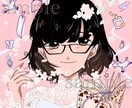 本気のイラストアイコン描きます 儚げな女の子からゆるふわ女子まで幅広いイラストを仕上げます！ イメージ3