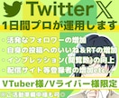 VTuber専用！プロがTwitterを運用します お試しで１日～ご利用◎Vライバー様も◎専属プロがXを運営！ イメージ1