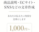 伝えたい内容から商品説明・PR文章を作成します 伝えたい内容から魅力的な文章を作成します イメージ1