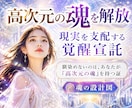 高次元の魂を解放し、現実を支配する覚醒宣託します 馴染めないのは、あなたが「高次元の魂」を持つ証。魂の設計図 イメージ1