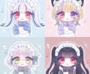 可愛いイラストや似顔絵をお描きします カラフルでキラキラした絵をお求めの方へ イメージ4