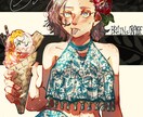 イラストお描きします ドレスデザインから一枚絵、立ち絵幅広くお仕事します イメージ3