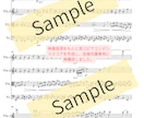 好きな曲を小編成アンサンブルの楽譜にします 弦・管楽器対応／発表会・結婚式・イベント演奏に最適 イメージ2