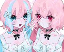 イラストを作成します 可愛いアイコン、ヘッダー、立ち絵などお受け致します イメージ3