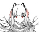 女の子イラストを購入日にお渡しします SNSアイコン、その他動画のサムネ等に使えます イメージ4