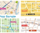 分かりやすく見やすい地図を作成します チラシ・HPに掲載できる簡易的でシンプルな地図を作成します！ イメージ4