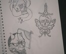 タトゥーのデザイン承ります 細かなご要望にも対応し納得いただけるデザインを目指します。 イメージ5