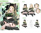 １枚絵や立ち絵など用途に沿ったイラストお描きします ❀あなたの理想をぜひイラストに❀ イメージ4