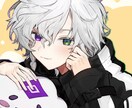 歌ってみたサムネ、グッズ、配信用イラスト描きます 一枚絵描きます！お気軽にご相談ください イメージ2