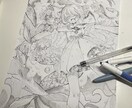 物語を感じるモノクロイラスト描きます 作品の原画が手に入る！モノクロ×アナログの魅力を生かします イメージ5