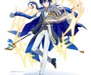 TRPG・配信・グッズ用立ち絵制作します 透明感×鮮やかな色彩の目を惹く立ち絵を制作します！ イメージ5