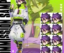 表情豊かなキャラクター立ち絵制作します 好きな用途で使える貴方だけのオリジナルキャラクター描きます！ イメージ6