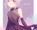女の子のキャラクターイラストを作成します 可愛い、キラキラとした女の子のイラストを描きます イメージ1