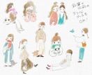 商用可！webなどで使えるゆるかわ挿絵描きます イラストデザイナーが制作する、小さくても可愛さの伝わる挿絵 イメージ3