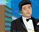 1枚8,000円でシティポップなアイコン作成します リゾート感や都会感溢れるレトロで爽やかなアイコンです。 イメージ2