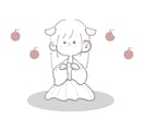 ふわふわな絵柄のイラスト作成します アイコン、サムネ、夢絵描きます.ᐟ.ᐟ イメージ1