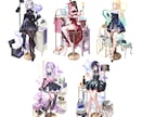 イラスト、Live2Dモデル、アイコンなど描きます 魅力的なキャラクターをお届けします。 イメージ3