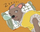 ペットのイラスト描きます 愛犬ちゃんをゆる〜くポップなイラストに！ イメージ4